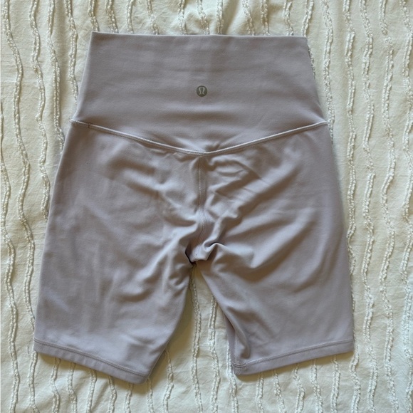 lululemon athletica Pants - lululemon athletica Align Light Purple Biker Shorts 4
